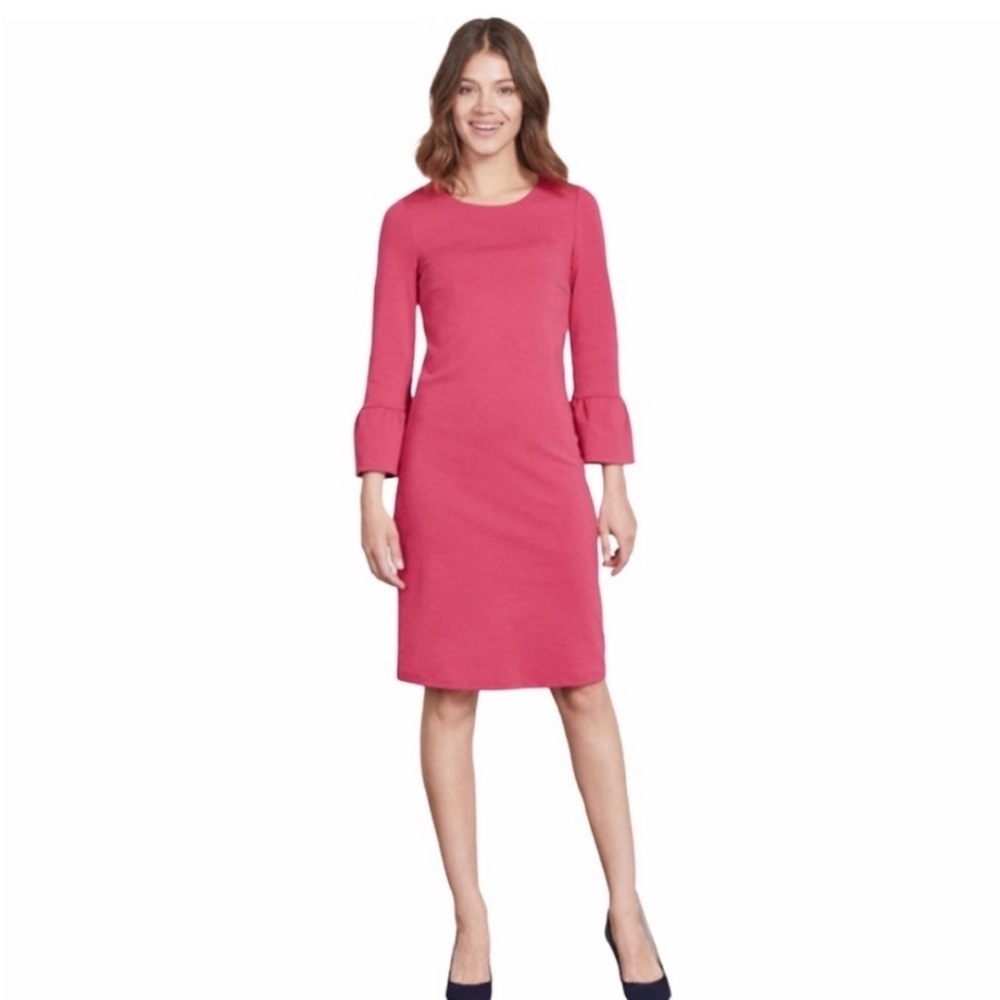 Boden Lavinia Pink Ponte Knit Dress 8L